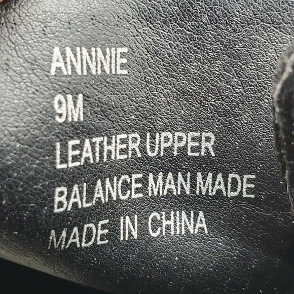 Steve Madden Annnie Womens Suede Wedge Heel Leather Black Ankle Boots Size 9‎ - Picture 6 of 9